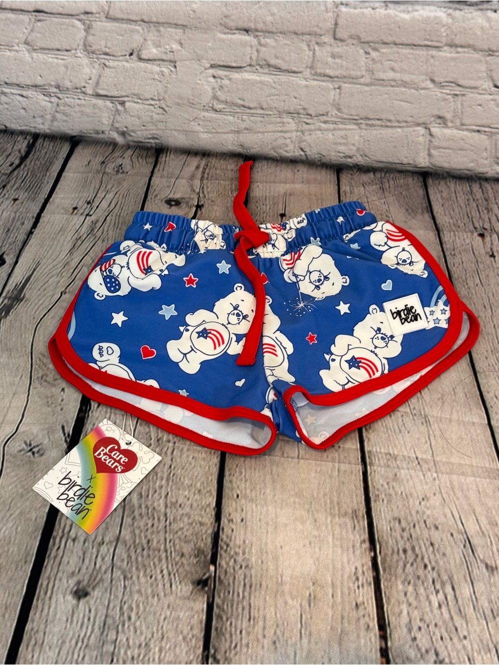 Care Bear Birdie Bean Boy’s Swim Trunks